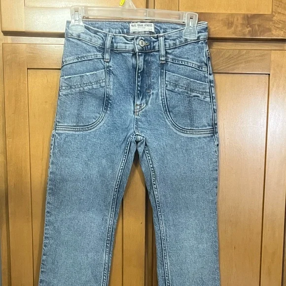 Free People We The Free Women’s Jeans Size 25 Flare, Retro 70’s style - Picture 12 of 13